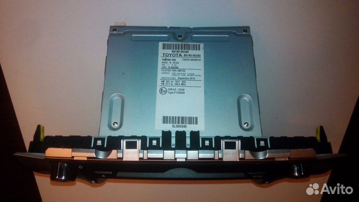 Головное устройство Toyota Camry 86140-06340