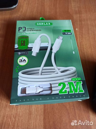 Кабель usb type c 2 метра