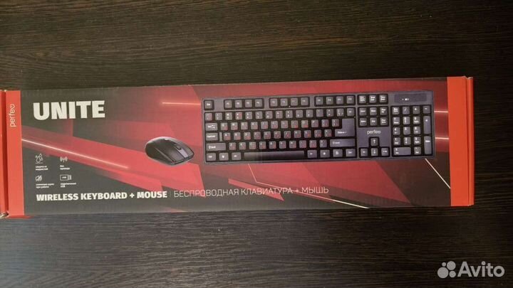 Продам новые беспроводная клавиатура и мышь