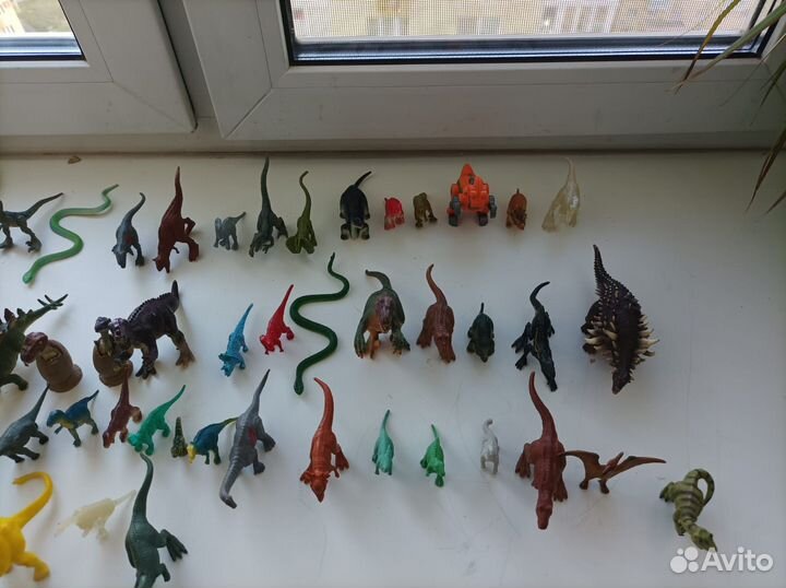 Набор игрушек животные.б.у пакетом