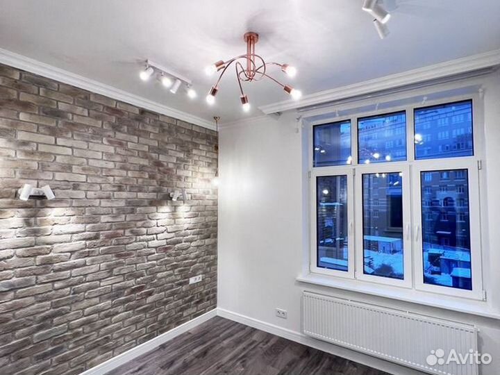 Ремонт квартиры под ключ + Дизайн проект