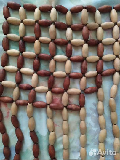 Штора декоративная из дерева