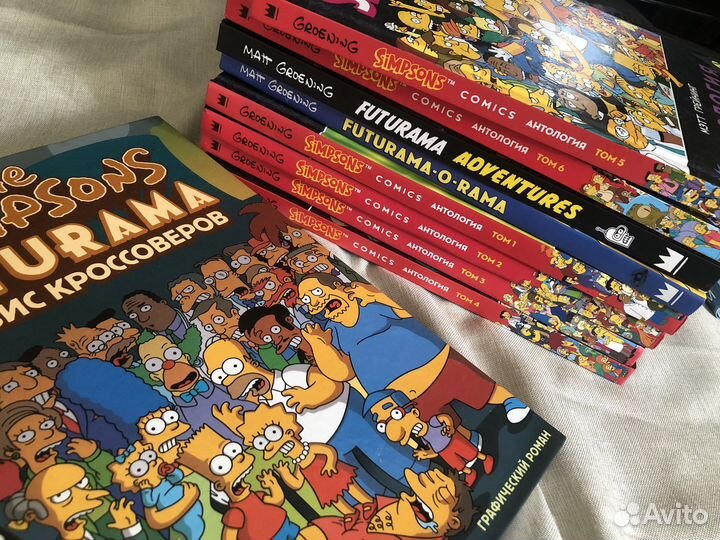 Комиксы Симпсоны Футурама
