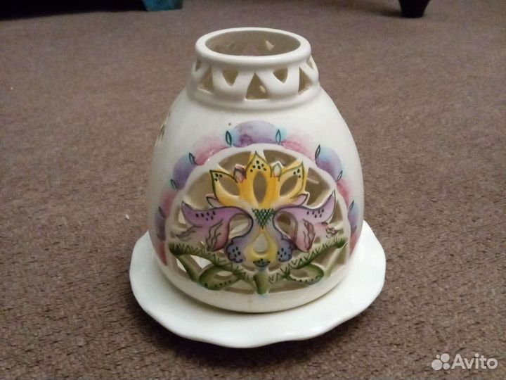 Подсвечник фаянс