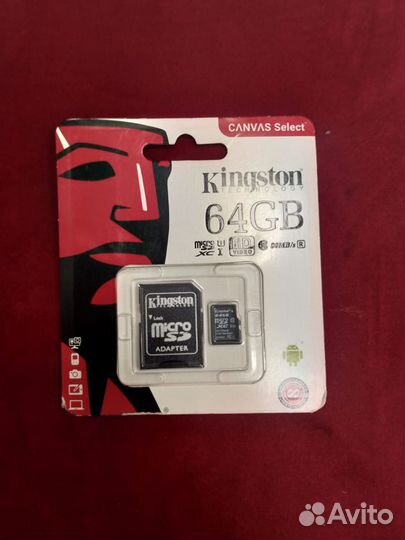 Карта памяти MicroSD 64gb