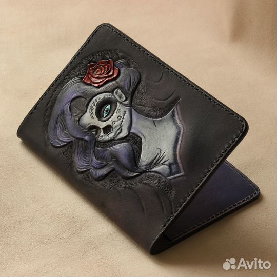 Обложка на паспорт из натуральной кожи