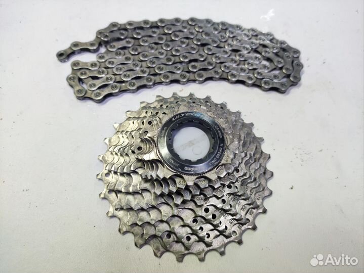 Кассета Shimano Ultegra 11 скоростей с цепью