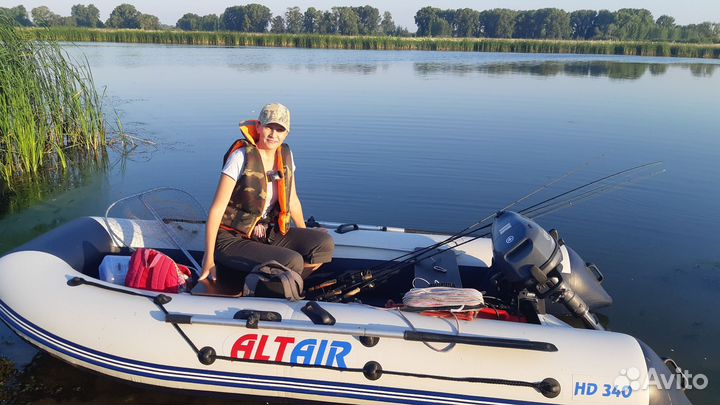 Лодка пвх нднд 340 с мотором Ямаха 5 4такта