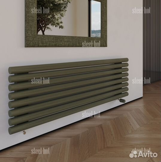 Вертикальный конвектор радиатор Steel-Hot \ Завод