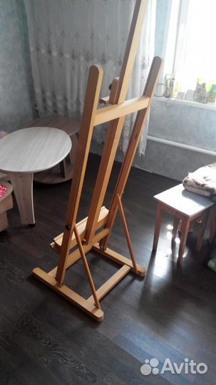 Мольберт для рисования напольный регулируемый