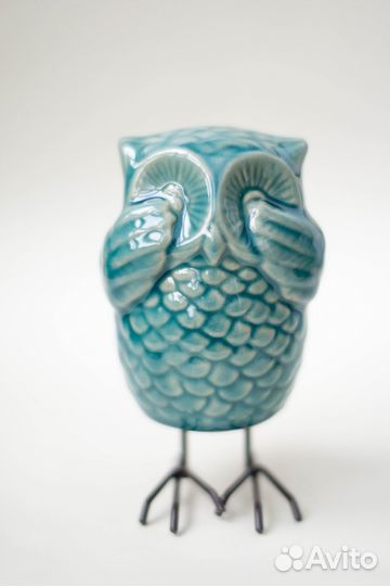 Керамические совы статуэтки Сова набор 3 шт