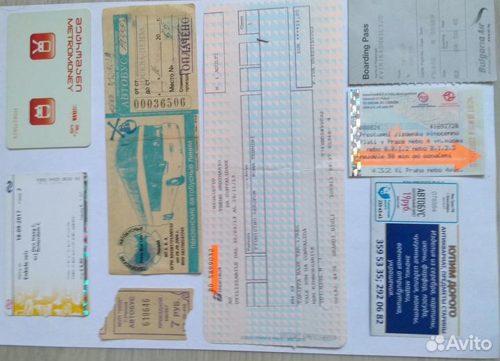 Жетоны метро, билеты