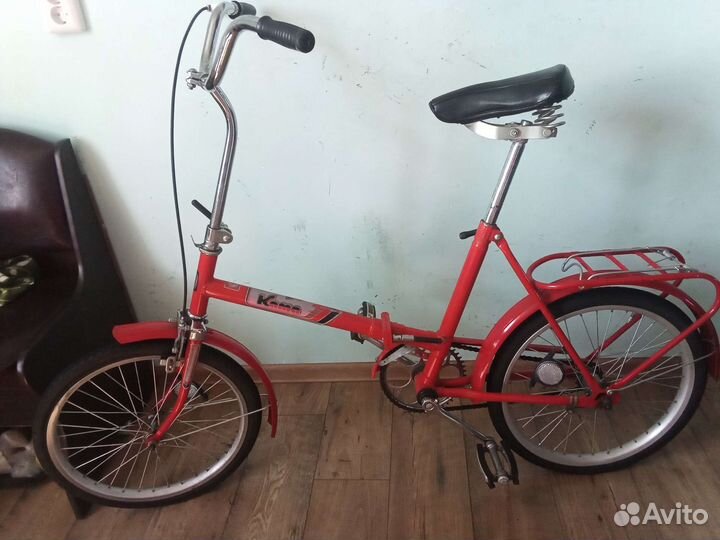 Велосипед кама СССР с багажником, тормозом, 2 шт