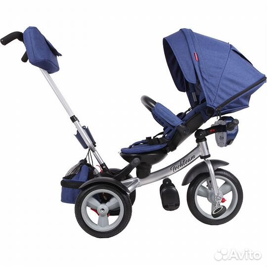 Велосипед трехколесный С ручкой TechTeam luxury