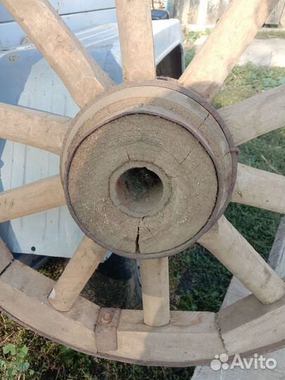 Старинные колеса от телеги 7 шт