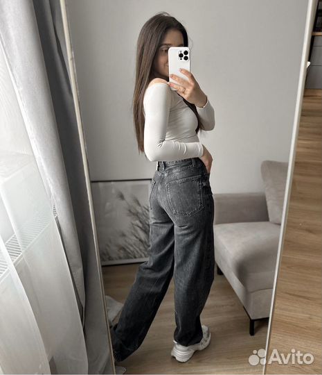 Джинсы Zara Wide Leg 34 в наличии new 2024