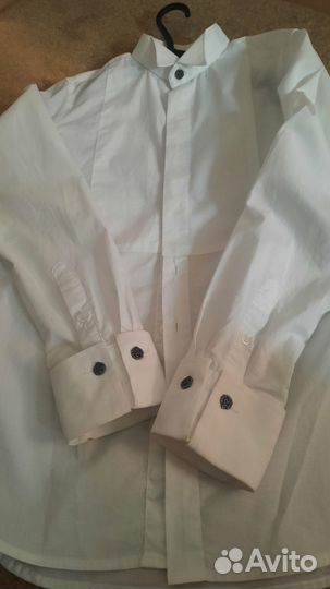 Рубашка белая под бабочку Гулливер, 146 разм