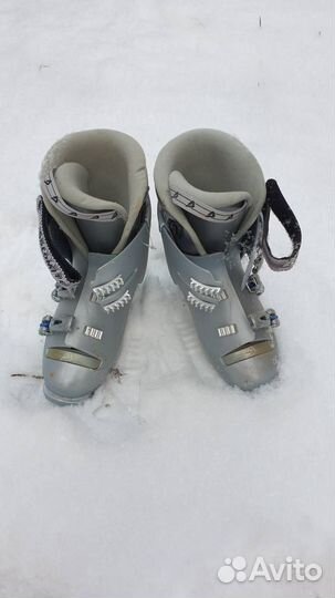 Горные лыжи в комплекте с ботинками