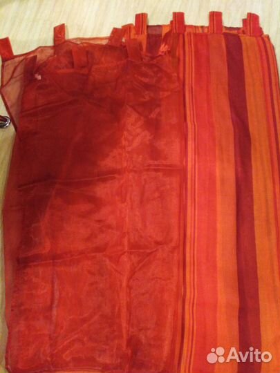 Шторы красные (6шт)