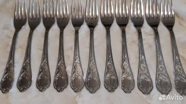 Набор столовых приборов мельхиор СССР