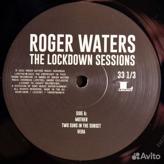 Винил Roger Waters – The Lockdown Sessions