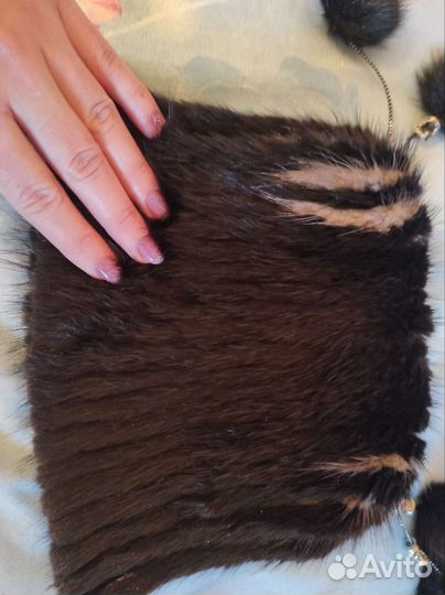 Шапка норковая женская