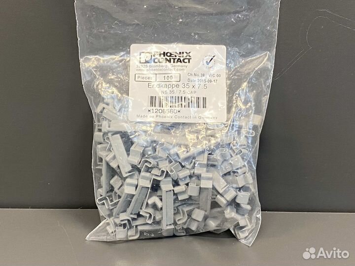 Phoenix contact 1206560 NS 35 новые, 360 шт
