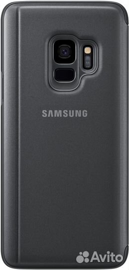 Оригинал Чехол Clear View для Samsung S9 (Black)