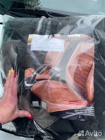 Чехлы на авто skoda,новые