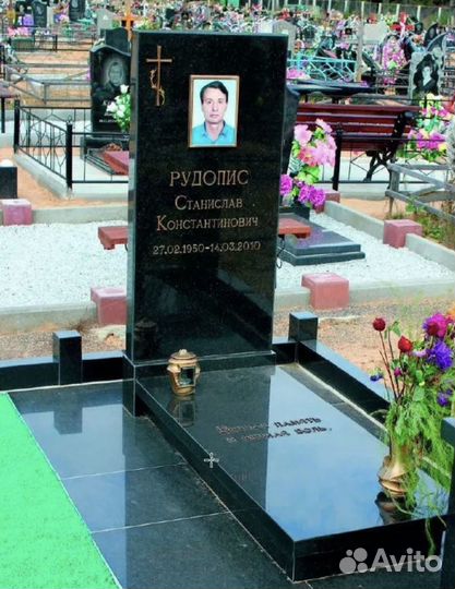 Памятники из гранита, благоустройство могил