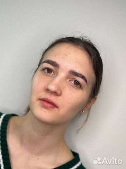 Окрашивание, лами бровей