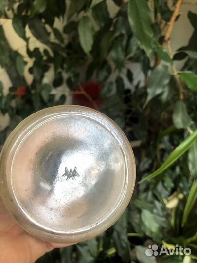 Спиртовка стеклянная старинная