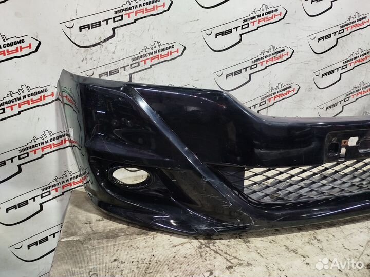 Бампер honda stream RN6 RN7 RN8 RN9 04711SMC000ZZ 2 модель передний черный, NH731P XA5677