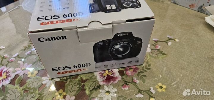 Фотоаппарат canon eos 600d kit 18 135