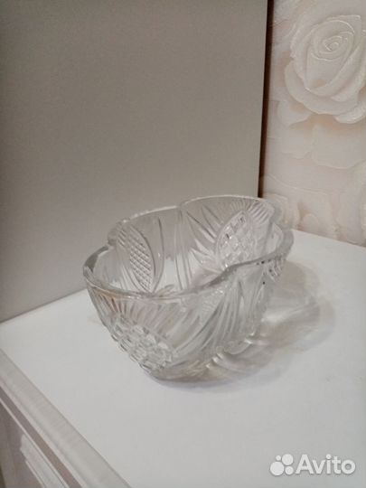 Салатник хрустальный