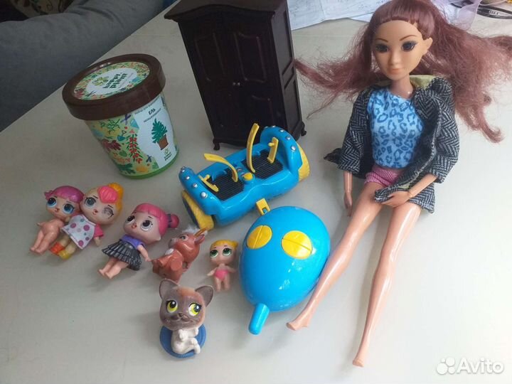 Игрушки для девочек,кукла,пупсики,ель посадисам,тд