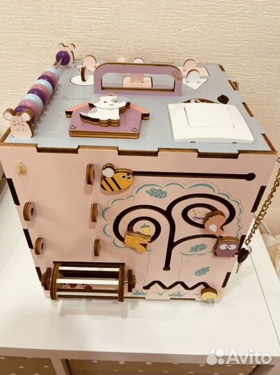 Деревянный Бизикуб kindersmart