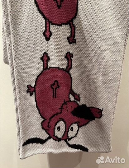 Шарф вязаный длинный