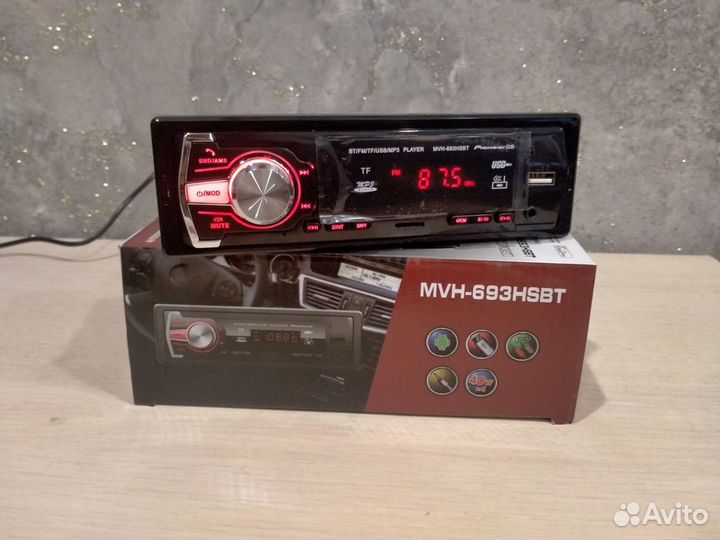 Автомагнитола Pioneer. GB MVH-693hsbt