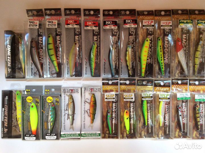 Воблеры известных брендов до 10 см