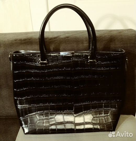 Сумка женская натуральная кожа черная