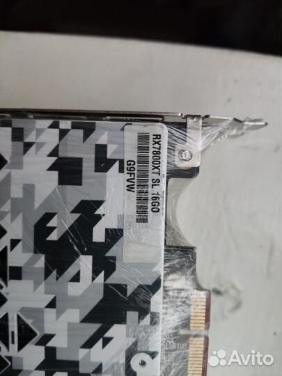 Видеокарта asrock rx 7800xt sl16 go