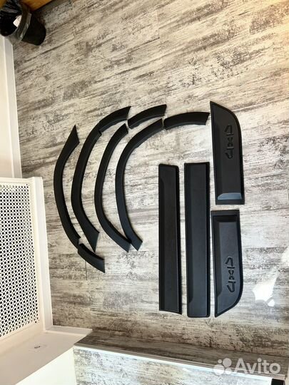 Накладки на двери и арки Renault Duster