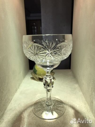 Хрустальная вазочка времен СССР