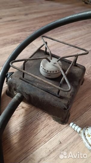 Газовый баллон с плиткой туристический