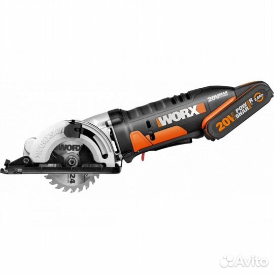 Дисковая пила аккумуляторная Worx SAW WX527