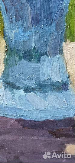 Картина маслом на холсте цветы