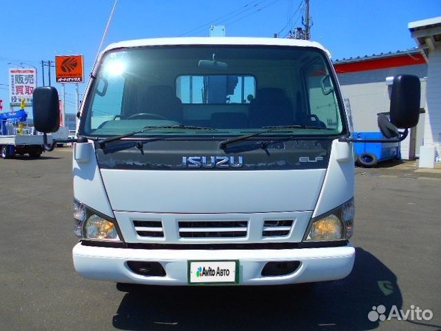 Бортовой грузовик Isuzu Elf с КМУ Tadano, 2006