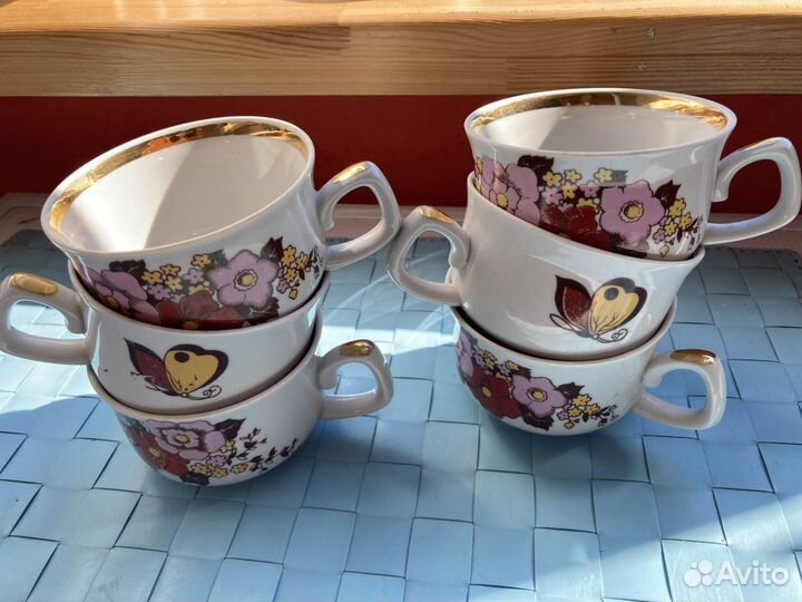 Чашки винтаж совдэп. Размер так под какао
