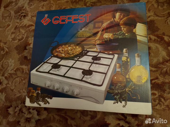 Плита газовая настольная gefest пг 900